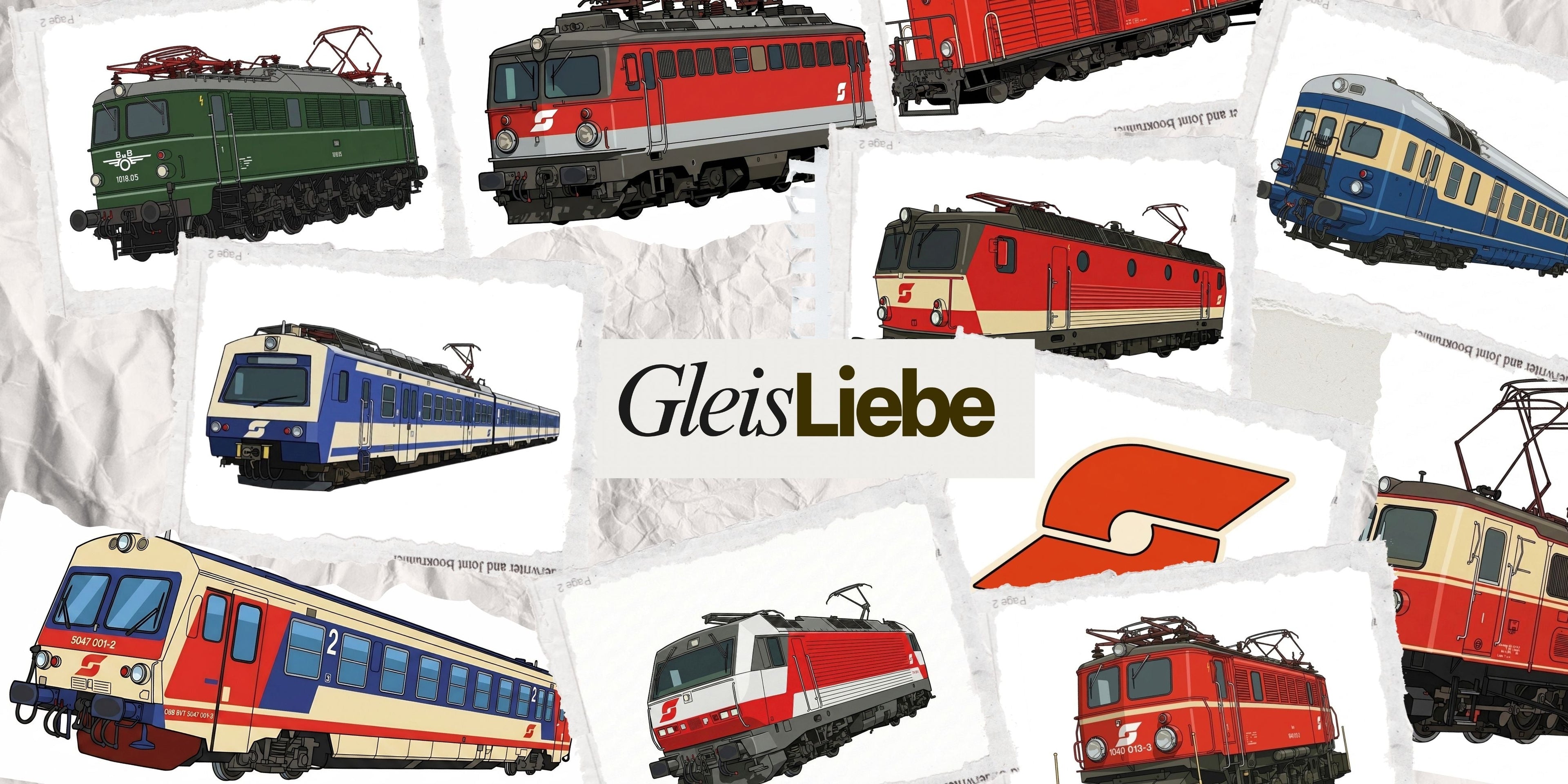 Die gesamte GleisLiebe Kollektion