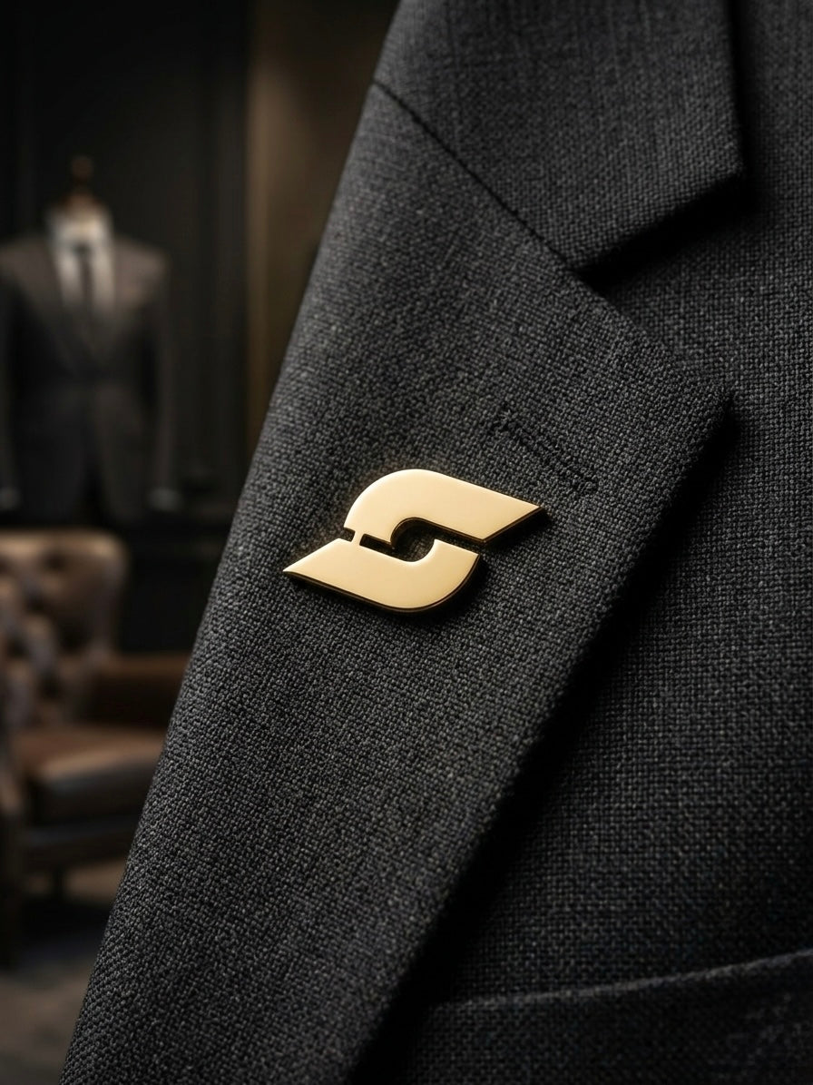 Pin - Goldener Pflatsch – Produktbild