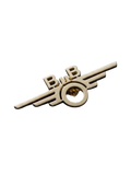 goldener Pin - Flügelrad