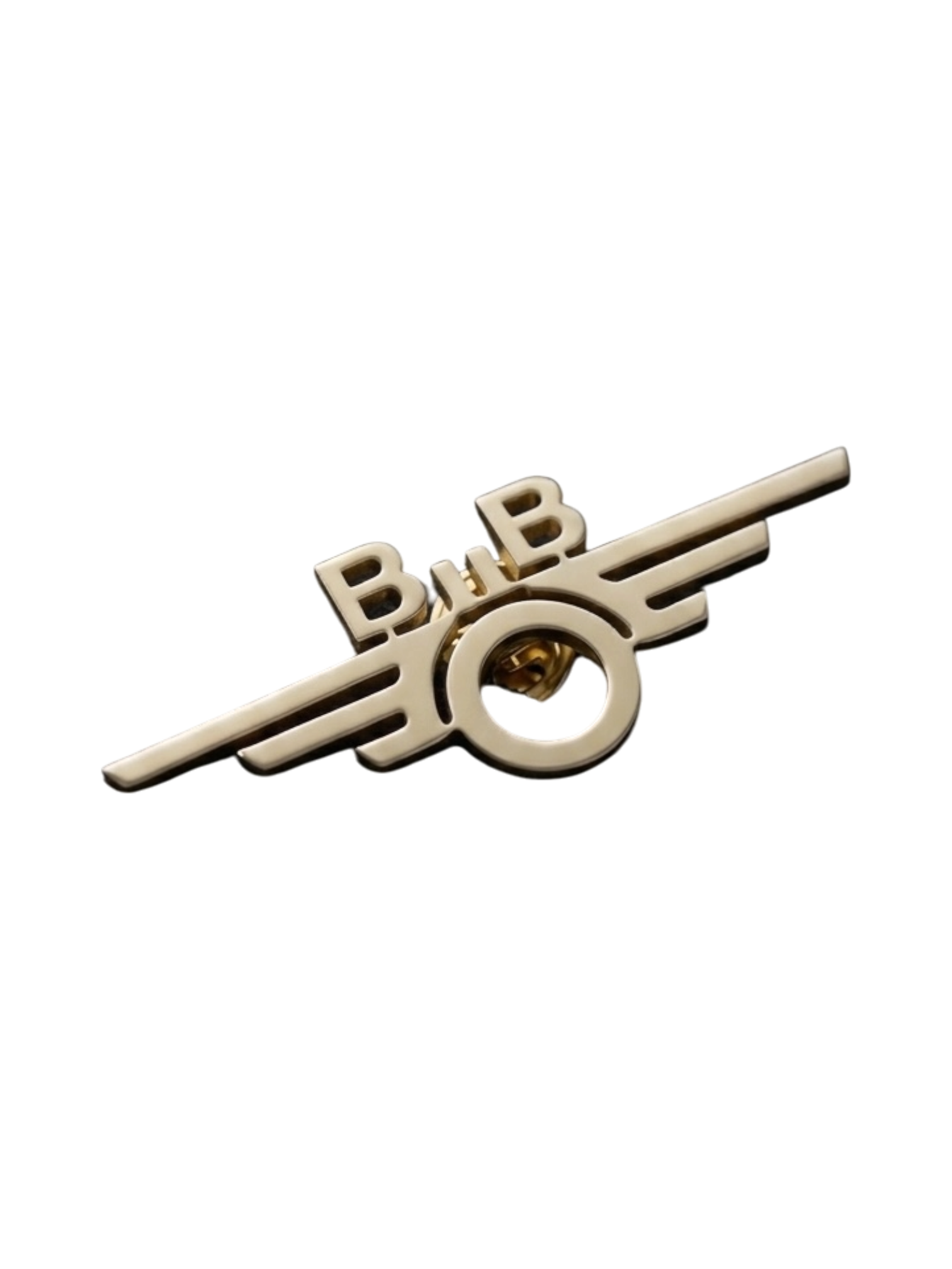 goldener Pin - Flügelrad