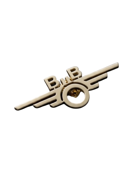 goldener Pin - Flügelrad