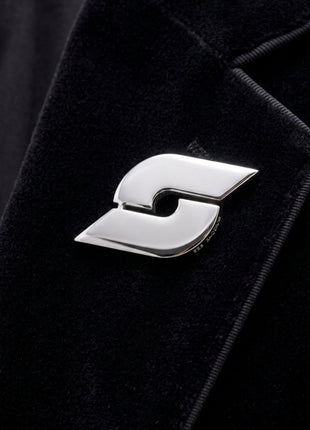 silberner Pin - Pflatsch