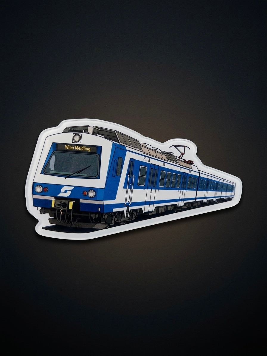 Eisenbahn Acryl Magnet 10cm – Produktbild 8