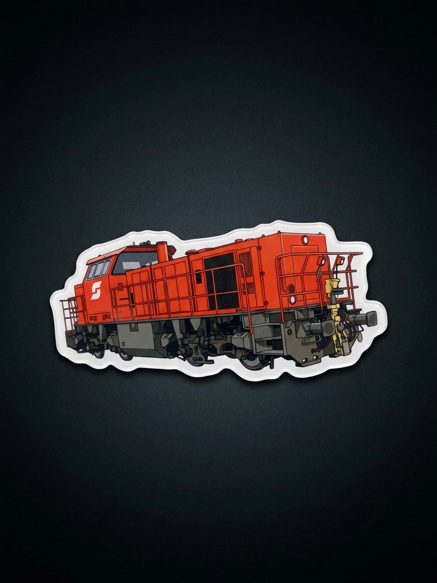 Eisenbahn Acryl Magnet 10cm – Produktbild 7
