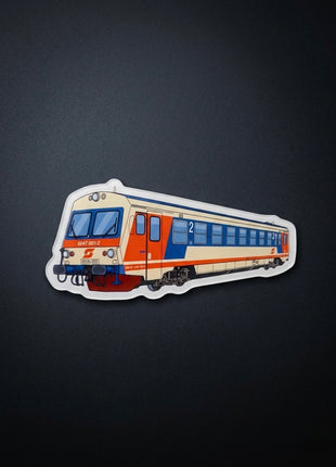 Eisenbahn Acryl Magnet 10cm